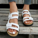 Casual Wedge Heel Velcro Beach Sandals for Women