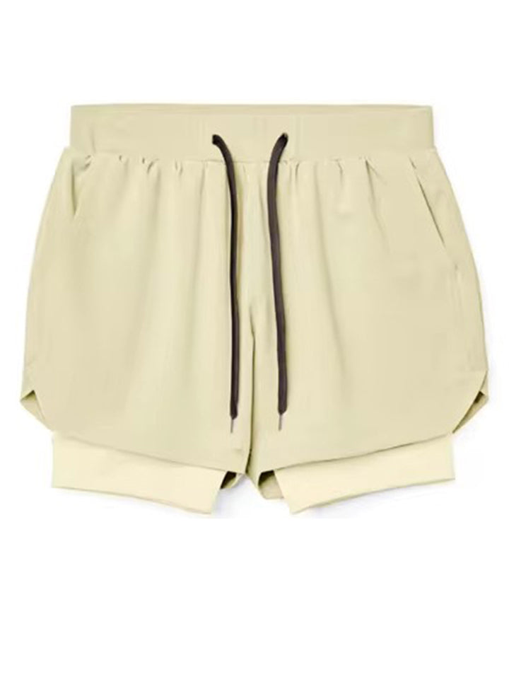 Men's Stretchy Breathable Jogging Shorts with Inter Pocket