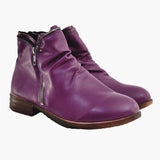 Women's Fashionable Square Heel Short Martin Boots
