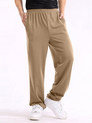 Men's Homewear Casual Stretchy Straight-Leg Pants