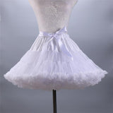 Pretty Ballet Elastic Waistband Tulle Mini Flared Tutu Skirt