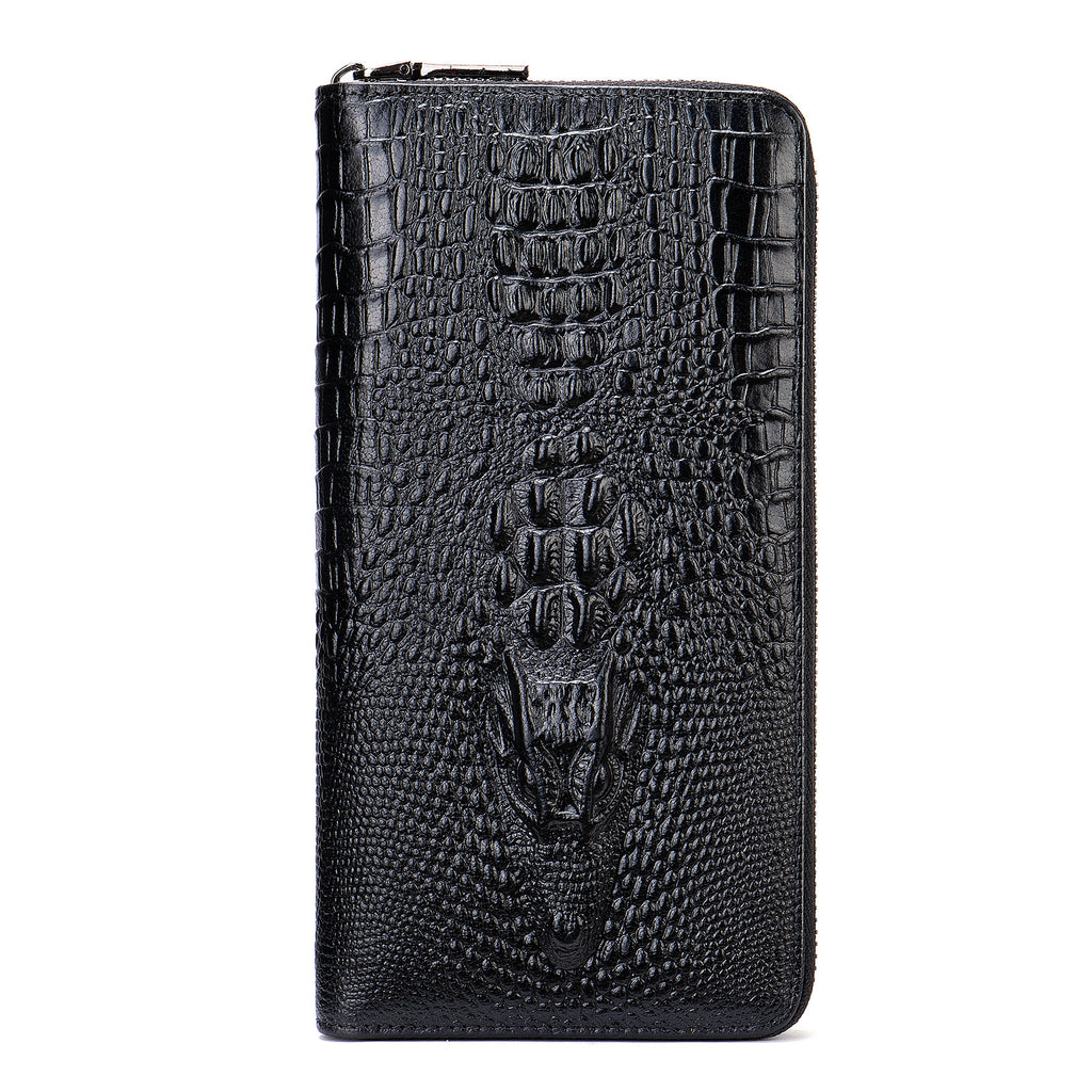 Men's Real Leather Crocodile Wallet