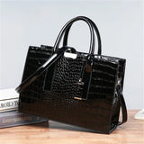 New Stylish Vintage Sequined Crocodile Printed High Quality Handbags