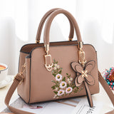 Delicate Elegant Floral Embroidery Handbags for Ladies