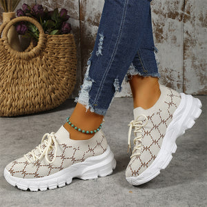 Anti-slip Breathable Mesh Knitted Sneakers for Women