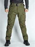 ‌Thermal Lined Tactical Cargo Trousers for Men with Multi Pockets
