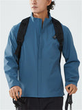 Men's Autumn Stand Collar Lightweight Water Repellent Outdoor Jackets