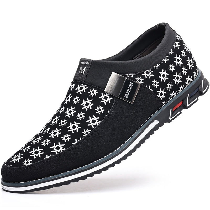 Men's Street Geometry Pattern Casual Slip-ons Shoes