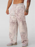 Men's American Style Loose Fit Camo Print Casual Sports Trousers
