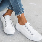 Women's Casual Simple Large Size Canvas Shoes