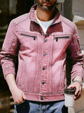 Men's Classic Slim Fit Button Up Outerwear Denim Jackets
