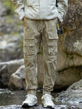 Men's Outdoor Hiking Tactical Cargo Jogger Pants with Pockets