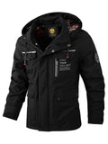 Men's Winter Warm Waterproof Detachable Hood Coats