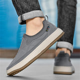 Men's Solid Color Casual Non-slip Slip-Ons Wedges Shoes