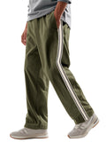 Men's Casual Corduroy Side Stripe Drawstring Pants