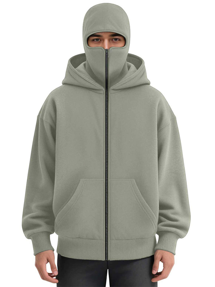 ‌Men's Super Cool Fleece Balaclava Hoodie with Mask