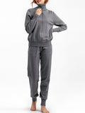 Winter Home Turtleneck Knit Sweater + Sweatpants