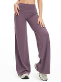 High-Waist Casual Loose Fit Workout Fitness Sports Flared Yoga Pants for Women