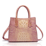 Ladies Trendy Retro High-grade Crocodile Print Handbags