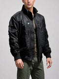 Mens Multi Pocket Military Tactical Bomber Jacket