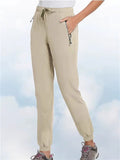 Plus Size Unisex Stretch Quick Drying Elastic Waist Straight/Jogger Pants