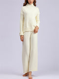 Thermal Autumn High Neck Sweater + Loose Pants