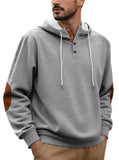Men's Thickened Loose Solid Color Sports Pullover Long Sleeve Hoodie