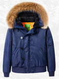 Men's Winter Thickened Warm Hooded Coat