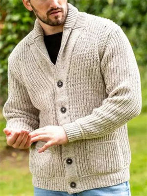 Men's Autumn Casual Button Knitted Sweaters
