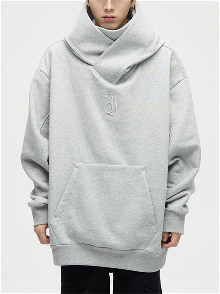 Men's Relaxed Fit Hip Hop Hoodie with Face Mask