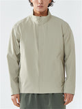 Men's Autumn Stand Collar Lightweight Water Repellent Outdoor Jackets