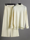 Thermal Autumn High Neck Sweater + Loose Pants