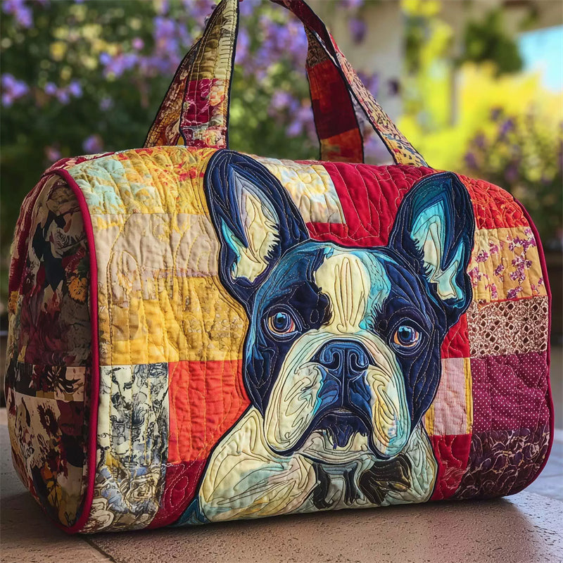 French Bulldog Dog Pattern Weekender Duffle Bag