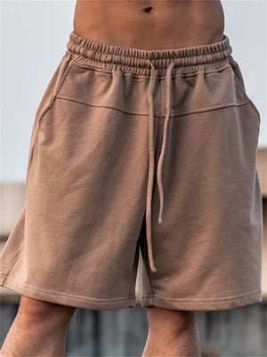 Men's Vintage Comfy Solid Color Athleisure Shorts