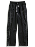 Men's Retro High Street Contrast Color Straight Pants