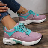 Women's Trendy Lace Up Hollow Out Breathable Sneakers