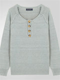 Men's Autumn Urban Style Gray Solid Color Long Sleeve Sweaters