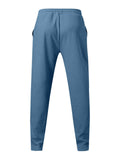 Men's Spring Solid Color Loose Drawstring Sweatpants