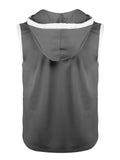 Men's Contrast Color Hooded Vest Shirts