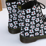 Trendy Print Soft Rubber Thick Sole Women's Martin Boots
