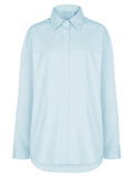 Women's Long Sleeve Turn-down Collar Basic Blouses