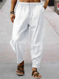 Men's Linen Loose Yoga Sport Pants