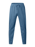 Men's Spring Solid Color Loose Drawstring Sweatpants