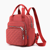 Women's Casual Zipper Travel Small Backpack