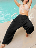 Women's Ethnic Style Yoga Fitness Pleated Lantern Pants