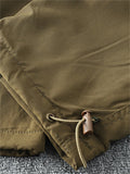 Men's Keep Warm Plush Liner Multi-Pocket Cargo Pants with Belt