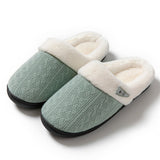 Non-slip Soft Flat Cotton Slippers for Couples