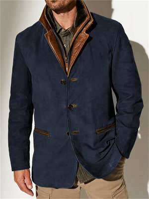 Men's British Style Vintage Slim Fit Windproof Jackets