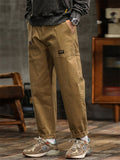 Super Cool Amekaji Style Utility Straight Cargo Pants for Men