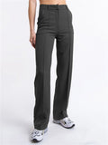 Women's Slim Fit Elastic Business Casual Trousers